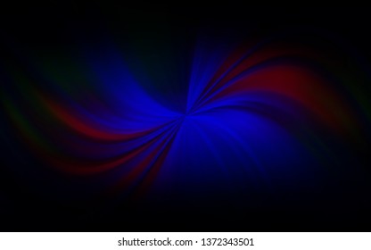 Dark Blue, Red vector abstract blurred background. Modern abstract illustration with gradient. New way of your design.