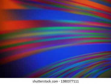 Dark Blue, Red vector abstract background. Colorful illustration in blurry style with gradient. The blurred design can be used for your web site.