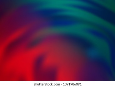 Dark Blue, Red vector abstract bokeh pattern. Modern geometrical abstract illustration with gradient. A new texture for your design.