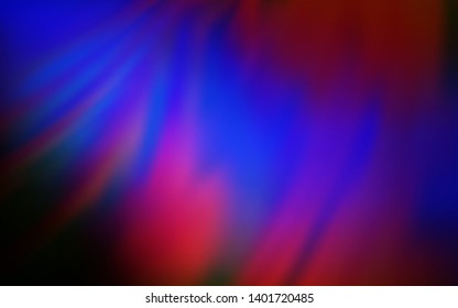 Dark Blue, Red vector abstract blurred background. New colored illustration in blur style with gradient. Smart design for your work.