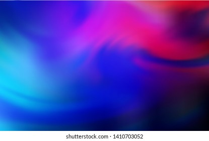 Dark Blue, Red vector abstract bright texture. A completely new colored illustration in blur style. New style design for your brand book.