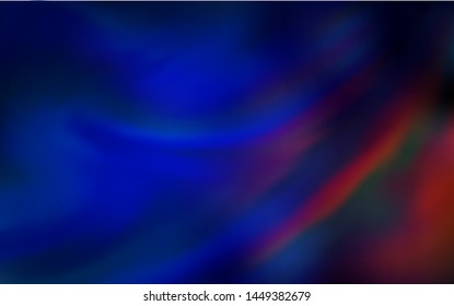 Dark Blue, Red vector abstract bright texture. An elegant bright illustration with gradient. Background for a cell phone.
