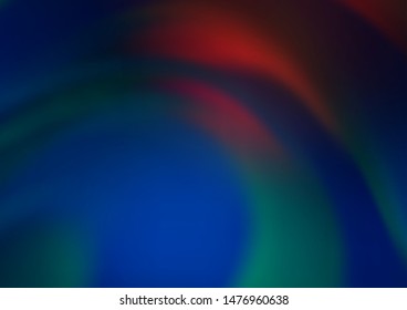 Dark Blue, Red vector abstract bokeh pattern. A completely new color illustration in a bokeh style. The best blurred design for your business.