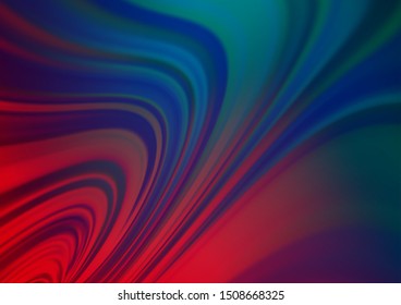 Dark Blue, Red vector abstract blurred template. A vague abstract illustration with gradient. The template can be used for your brand book.