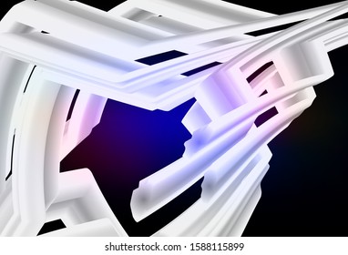 Dark Blue, Red vector abstract layout. An elegant bright illustration with gradient. The best blurred design for your business.