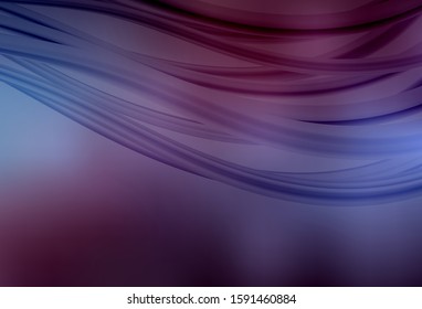 Dark Blue, Red vector abstract blurred layout. An elegant bright illustration with gradient. Background for a cell phone.
