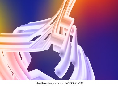 Dark Blue, Red vector abstract bright texture. Glitter abstract illustration with gradient design. New design for your business.