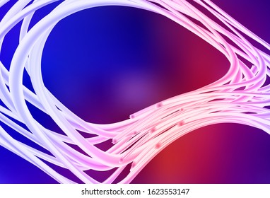 Dark Blue, Red vector abstract layout. Shining colorful illustration in smart style. Blurred design for your web site.