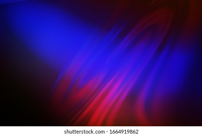 Dark Blue, Red vector abstract bright pattern. New colored illustration in blur style with gradient. Background for designs.