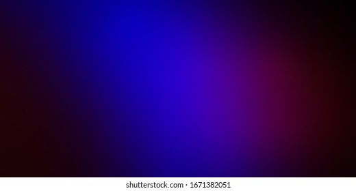 Dark Blue, Red vector abstract layout. Abstract illustration with gradient blur design. Background for cell phones.