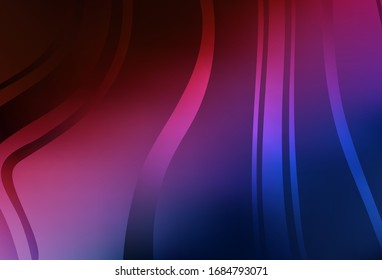 Dark Blue, Red vector abstract blurred background. Creative illustration in halftone style with gradient. Smart design for your work.