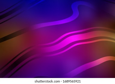Dark Blue, Red vector abstract layout. Shining colorful illustration in smart style. Blurred design for your web site.