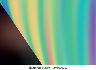 Planta brillante abstracta de color azul oscuro, vector rojo. Ilustración creativa en estilo de medio tono con degradado. Nuevo diseño para su negocio.