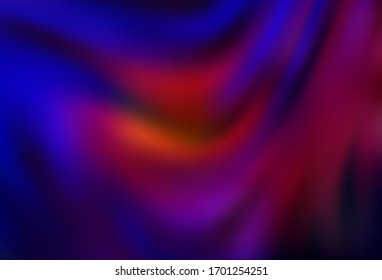 Color azul oscuro, textura abstracta de color rojo vectorial. Nueva ilustración de color en estilo borroso con degradado. Fondo para los diseños.