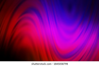 Azul oscuro, diseño abstracto vectorial rojo borroso. Una elegante ilustración brillante con gradiente. Diseño inteligente para su trabajo.