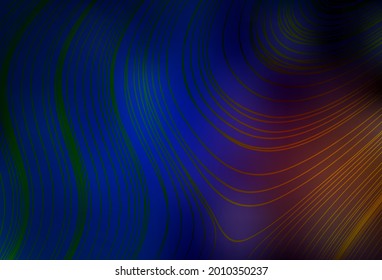 Dark Blue, Red vector abstract blurred layout. Colorful abstract illustration with gradient. Background for designs.