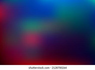 Dark Blue, Red vector abstract blurred background. Colorful abstract illustration with gradient. Simple design for your business.