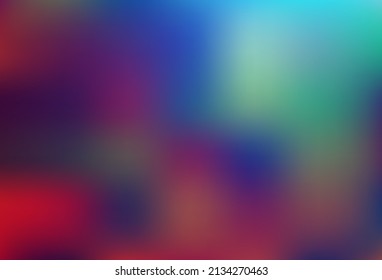 Azul oscuro, rojo vectorial abstracto fondo borroso. Una ilustración de color completamente nueva en un estilo bokeh. Diseño de su sitio web.