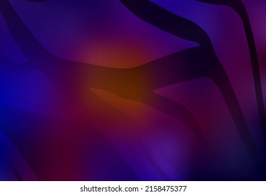 Dark Blue, Red vector abstract bright template. New colored illustration in blur style with gradient. Background for designs.