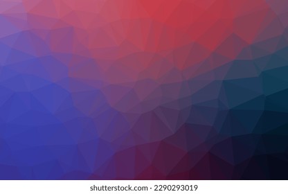 Dark Blue, Red vector abstract mosaic backdrop. Brand new colorful illustration in with gradient. Completely new template for your business design.