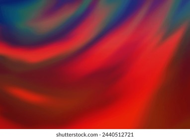 Azul oscuro, vector rojo abstracto plantilla brillante. Nueva ilustración de color en estilo desenfocado con degradado. Fondo para diseños.