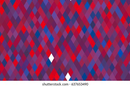 Dark Blue, Red vector abstract polygonal background. A completely new color illustration in a vague style. Brand-new design for your business.