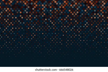 Dark Blue, Red vector abstract pattern with circles. Geometry template for your business design. Background with colored spheres.