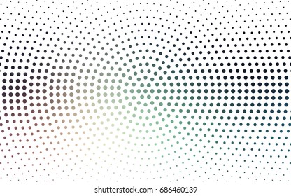 Dark Blue, Red vector abstract pattern with circles. Geometry template for your business design. Background with colored spheres.