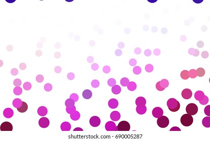 Dark Blue, Red vector abstract pattern with circles. Geometry template for your business design. Background with colored spheres.