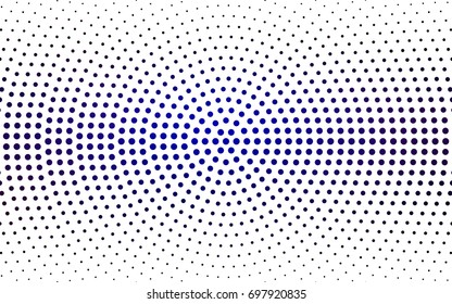 Dark Blue, Red vector abstract pattern with circles. Geometry template for your business design. Background with colored spheres.
