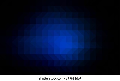 Dark Blue, Red vector abstract polygonal pattern. Modern geometrical abstract illustration with gradient. The textured pattern can be used for background.