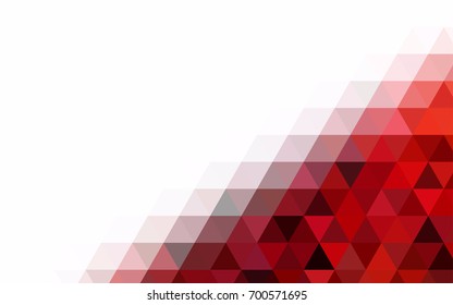 Dark Blue, Red vector abstract mosaic background. A vague abstract illustration with gradient. Brand-new design for your business.