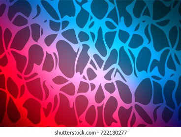 Dark Blue, Red vector abstract doodle background. Blurred decorative design in Indian style with Zen tangles. Hand painted design for web, leaflet, textile.