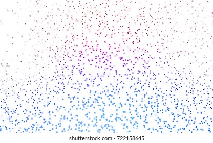 Dark Blue, Red vector abstract pattern with circles. Geometry template for your business design. Background with colored spheres.