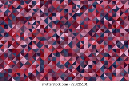 Dark Blue, Red vector abstract mosaic background. Creative illustration in halftone style with gradient. Brand-new style for your business design.