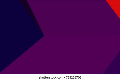 Dark Blue, Red vector abstract polygonal template. An elegant bright illustration with gradient. The template can be used as a background for cell phones.