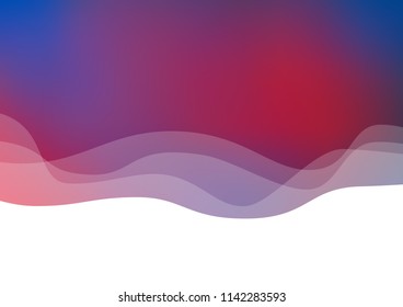 Dark Blue, Red vector backdrop with bent lines. Glitter abstract illustration with wry lines. A completely new marble design for your business.