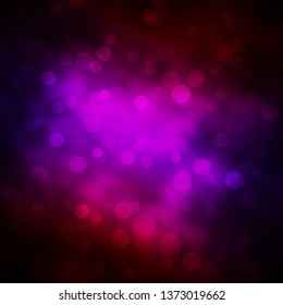 Dark Blue, Red vector backdrop with circles. Abstract illustration with colorful spots in nature style. Design for posters, banners.