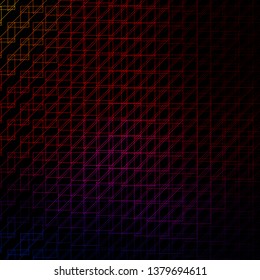 Dark Blue, Red vector backdrop with crossed lines. Colorful gradient illustration with abstract flat lines. Pattern for ads, commercials.