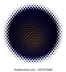 Dark Blue, Red vector backdrop with circles. Colorful illustration with gradient dots in nature style. Pattern for business ads.