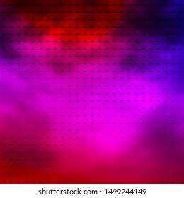 Dark Blue, Red vector backdrop with circles. Glitter abstract illustration with colorful drops. Pattern for booklets, leaflets.