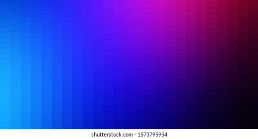Dark Blue, Red vector backdrop with rectangles. Abstract gradient illustration with rectangles. Pattern for commercials, ads.