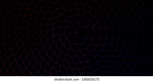 Dark Blue, Red vector backdrop with dots. Modern abstract illustration with colorful circle shapes. Design for posters, banners.