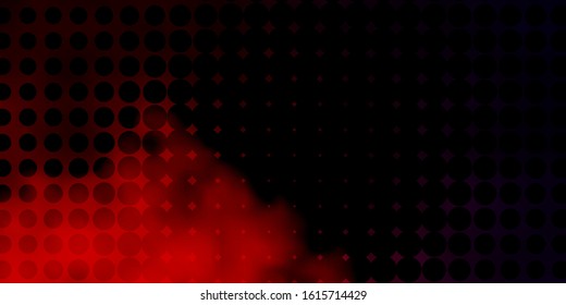 Dark Blue, Red vector backdrop with dots. Abstract illustration with colorful spots in nature style. Pattern for wallpapers, curtains.