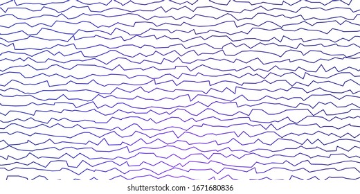 Dark Blue, Red vector backdrop with bent lines. Colorful abstract illustration with gradient curves. Pattern for websites, landing pages.