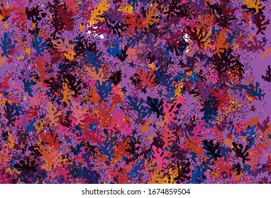 Dark Blue, Red vector backdrop with memphis shapes. Modern abstract illustration with colorful random forms. Modern design for your business card.