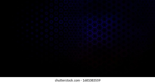 Dark Blue, Red vector backdrop with mystery symbols. Colorful mystic symbols with a gradient in ancient style. Background for esoteric, mystic designs.