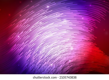 Dark Blue, Red vector backdrop with curved lines. Shining colorful illustration in simple curve style. Elegant pattern for a brand book.