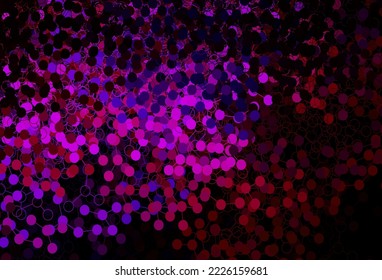Dark Blue, Red vector backdrop with dots. Modern abstract illustration with colorful water drops. Pattern for beautiful websites.