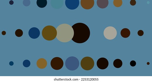 Dark Blue, Red vector backdrop with dots. Glitter abstract illustration with colorful drops. Pattern for wallpapers, curtains.